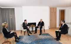 Президент Ильхам Алиев встретился в Давосе с генеральным исполнительным директором компании Lazard Freres (ФОТО)