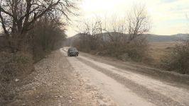 Ağstafada 9.3 km-lik avtomobil yolu yenidən qurulur (FOTO/VİDEO)