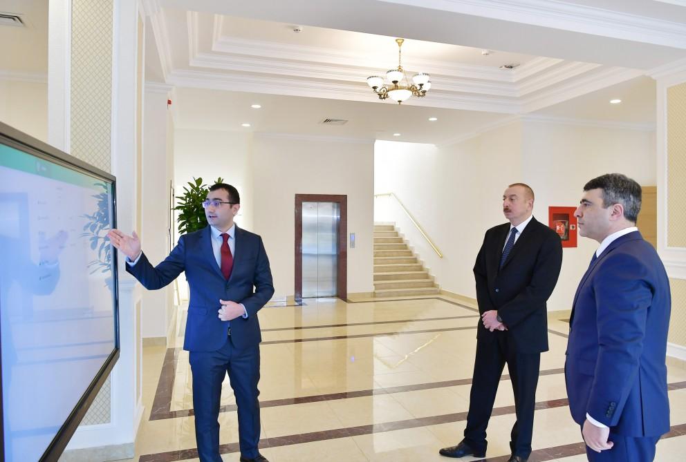 Президент Ильхам Алиев принял участие  в открытии НИИ овощеводства в Баку (ФОТО)