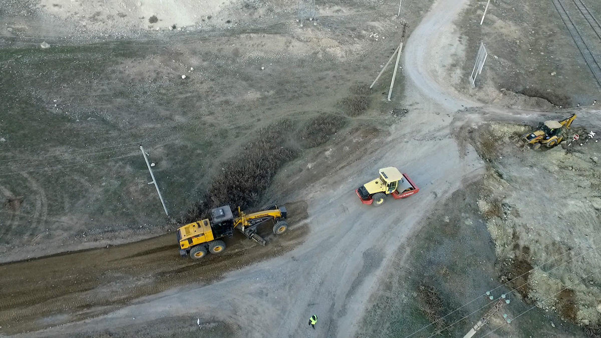 Qazaxda 16 km-lik avtomobil yolu yenidən qurulur (FOTO/VİDEO)