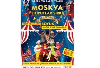Московский цирк лилипутов представит в Баку уникальное шоу