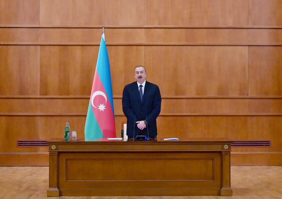 Президент Ильхам Алиев: Азербайджан смог добиться максимального результата в дипломатической плоскости по урегулированию нагорно-карабахского конфликта (версия 2)