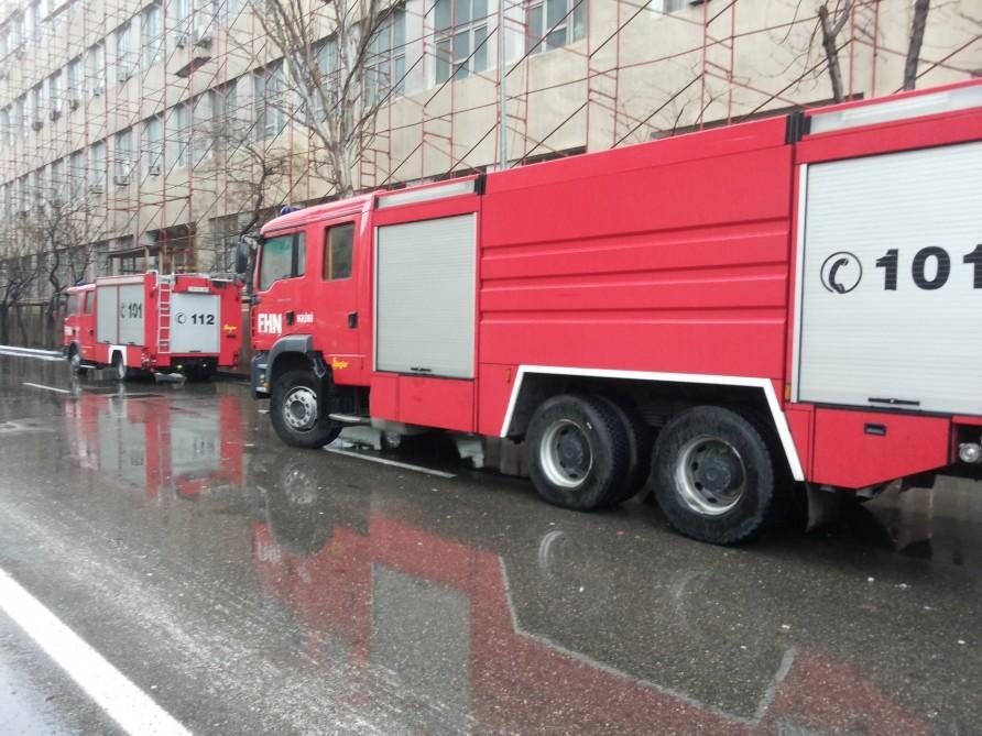 Пожар в центре Баку потушен
