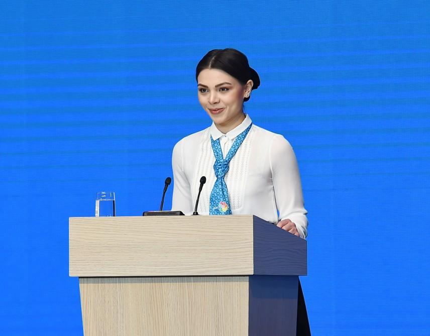 President Aliyev, first lady attend republican conference on Azerbaijani Youth Day (PHOTO)