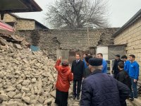Представители Общественного объединения "Региональное развитие" встретились с жителями регионов Азербайджана, где произошло землетрясение (ФОТО)