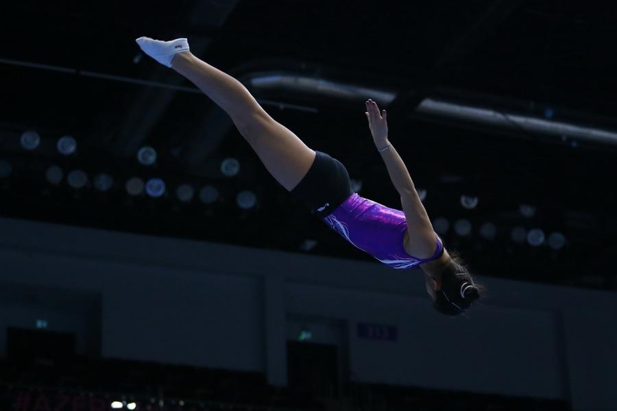 Preparations of Azerbaijani gymnasts for World Cup actively continue (PHOTO)