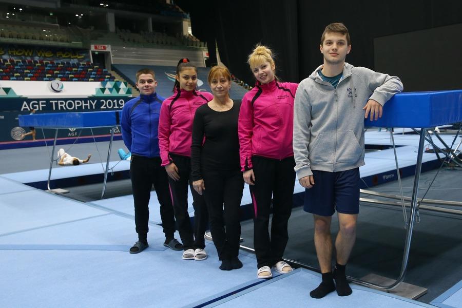 Preparations of Azerbaijani gymnasts for World Cup actively continue (PHOTO)