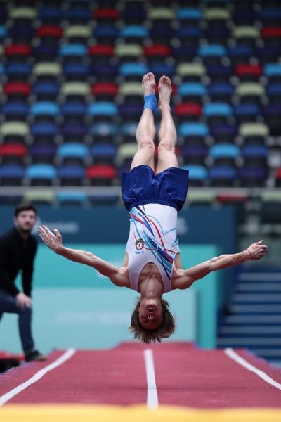 Preparations of Azerbaijani gymnasts for World Cup actively continue (PHOTO)