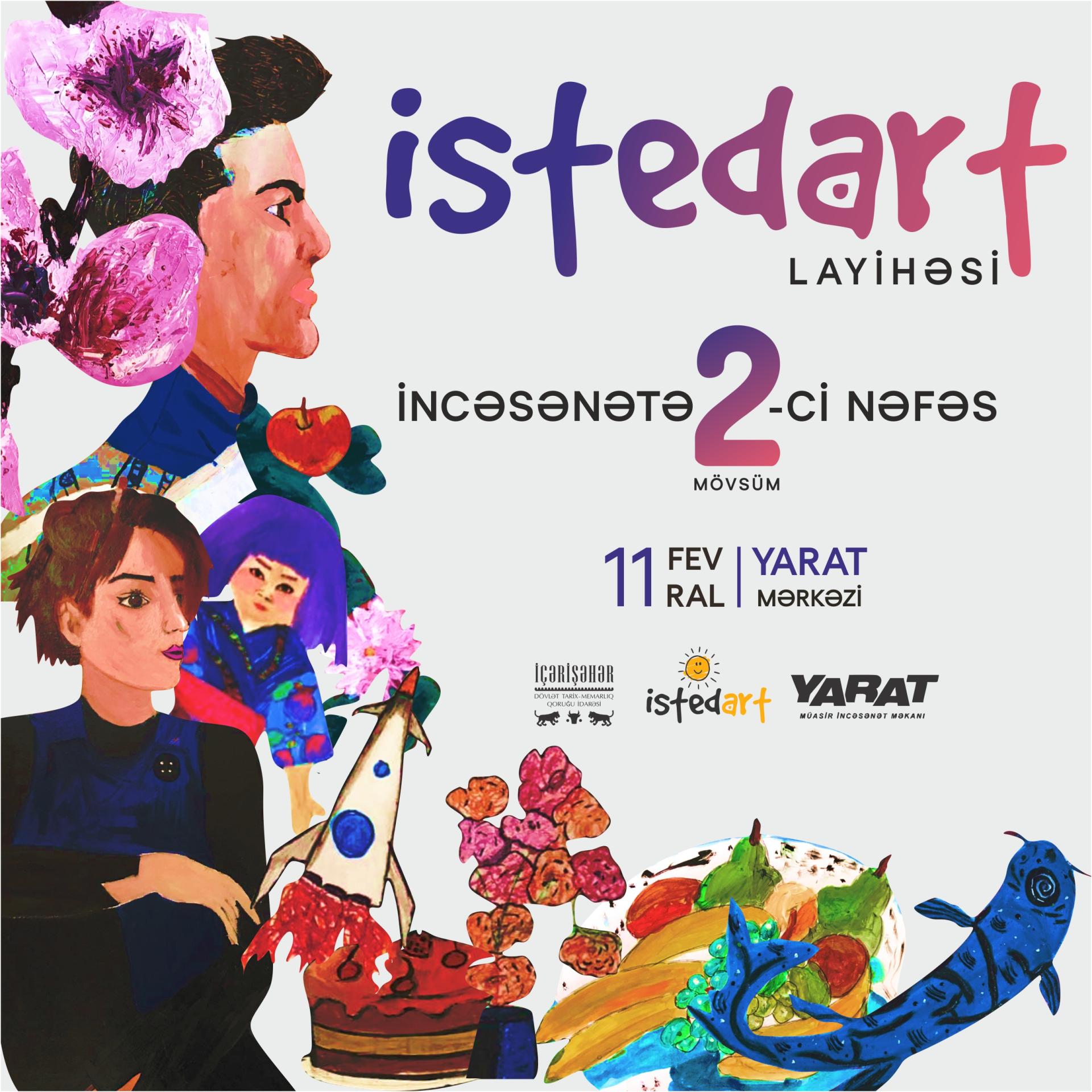 IstedArt в Баку: Творчество детей школ-интернатов и Центра реабилитации лиц с синдромом Дауна