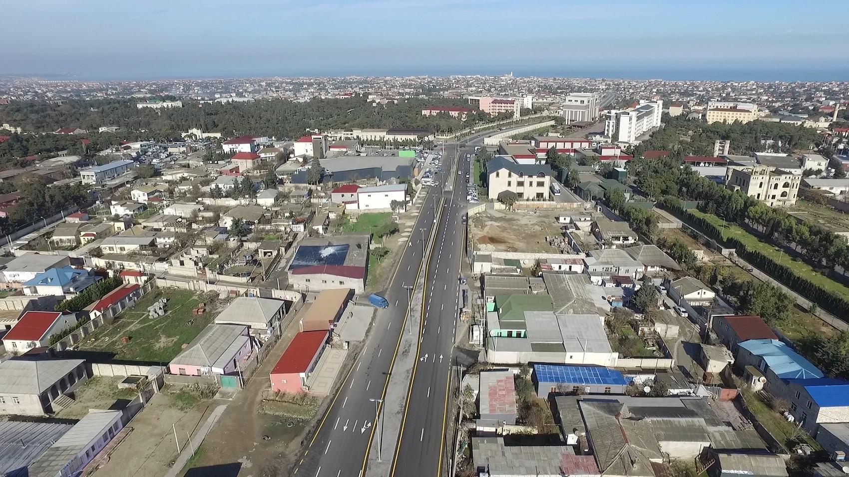 Завершилось строительство одной из бакинских дорог (ФОТО/ВИДЕО) - Gallery Image