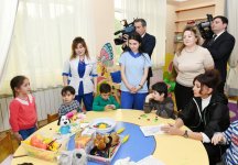Первый вице-президент Мехрибан Алиева посетила Детский психоневрологический центр в Баку (ФОТО)