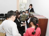 First VP Mehriban Aliyeva visits special school in Baku (PHOTO)