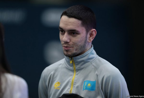 Казахстанский спортсмен поблагодарил Федерацию гимнастики Азербайджана за предоставленные условия