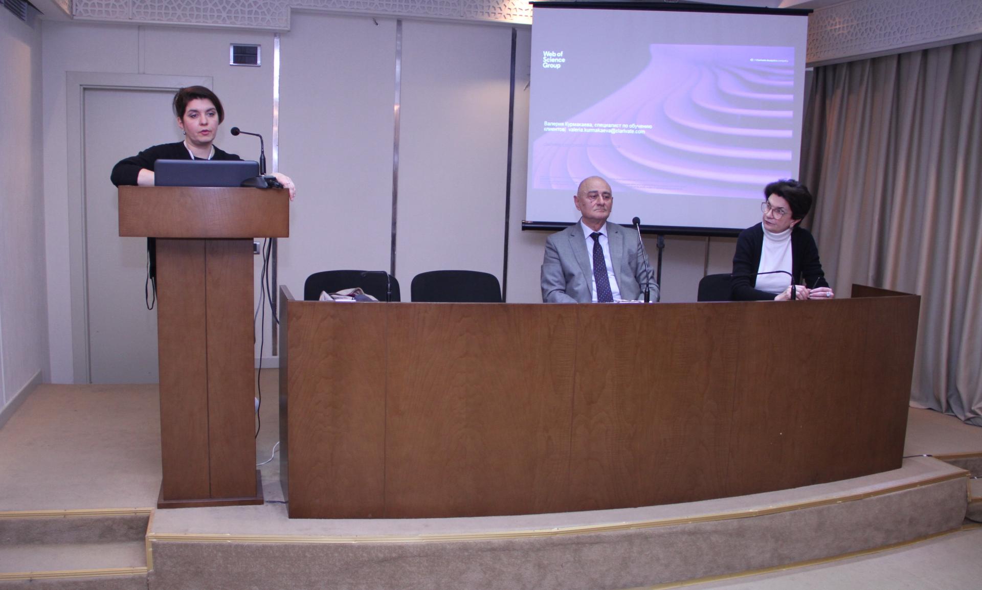 “Clarivate Analytics” şirkətinin əməkdaşı AzMİU-da professor-müəllim heyəti üçün seminar keçib (FOTO)
