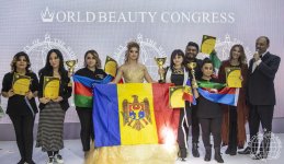 Лучшие в Баку! Определены чемпионы мира по свадебной прическе, макияжу и дизайну (ВИДЕО, ФОТО)