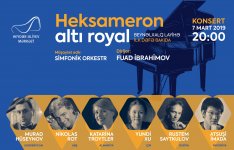В Центре Гейдара Алиева произведение «Гексамерон» будет представлено в исполнении пианистов шести стран