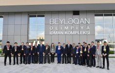 Президент Ильхам Алиев принял участие в открытии Олимпийского спорткомплекса в Бейлагане (ФОТО) (версия 2)