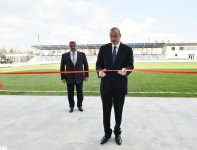 Президент Ильхам Алиев принял участие в открытии Олимпийского спорткомплекса в Бейлагане (ФОТО) - Gallery Thumbnail