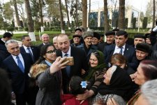 Президент Ильхам Алиев принял участие в открытии историко-краеведческого музея в Бейлагане (ФОТО)