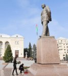 Первый вице-президент Мехрибан Алиева прибыла в Гянджу (ФОТО)