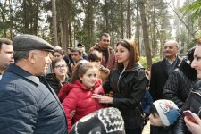 Первый вице-президент Мехрибан Алиева поблагодарила жителей Гянджи за гостеприимство и искренность