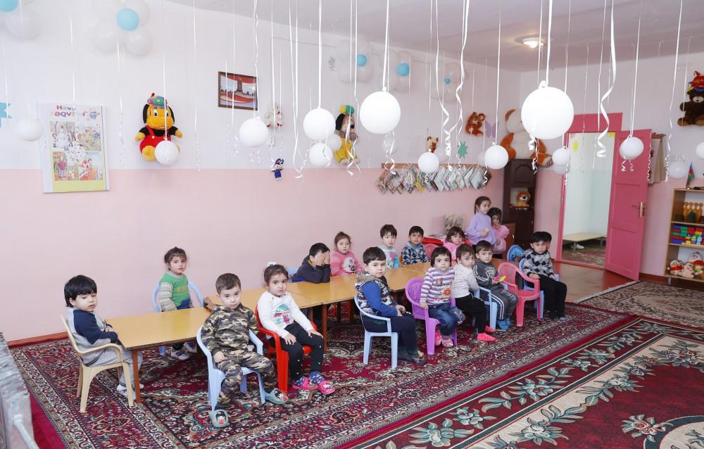 Первый вице-президент Мехрибан Алиева посетила ясли-детский сад в Гяндже (ФОТО)