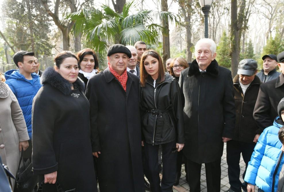 Первый вице-президент Мехрибан Алиева поблагодарила жителей Гянджи за гостеприимство и искренность