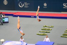 Интересные моменты Кубка мира по прыжкам на батуте и тамблингу в Баку (ФОТОРЕПОРТАЖ)