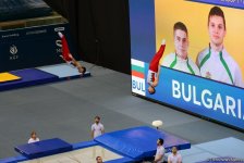 Лучшие моменты Кубка мира по прыжкам на батуте и тамблингу в Баку (ФОТОРЕПОРТАЖ) - Gallery Thumbnail