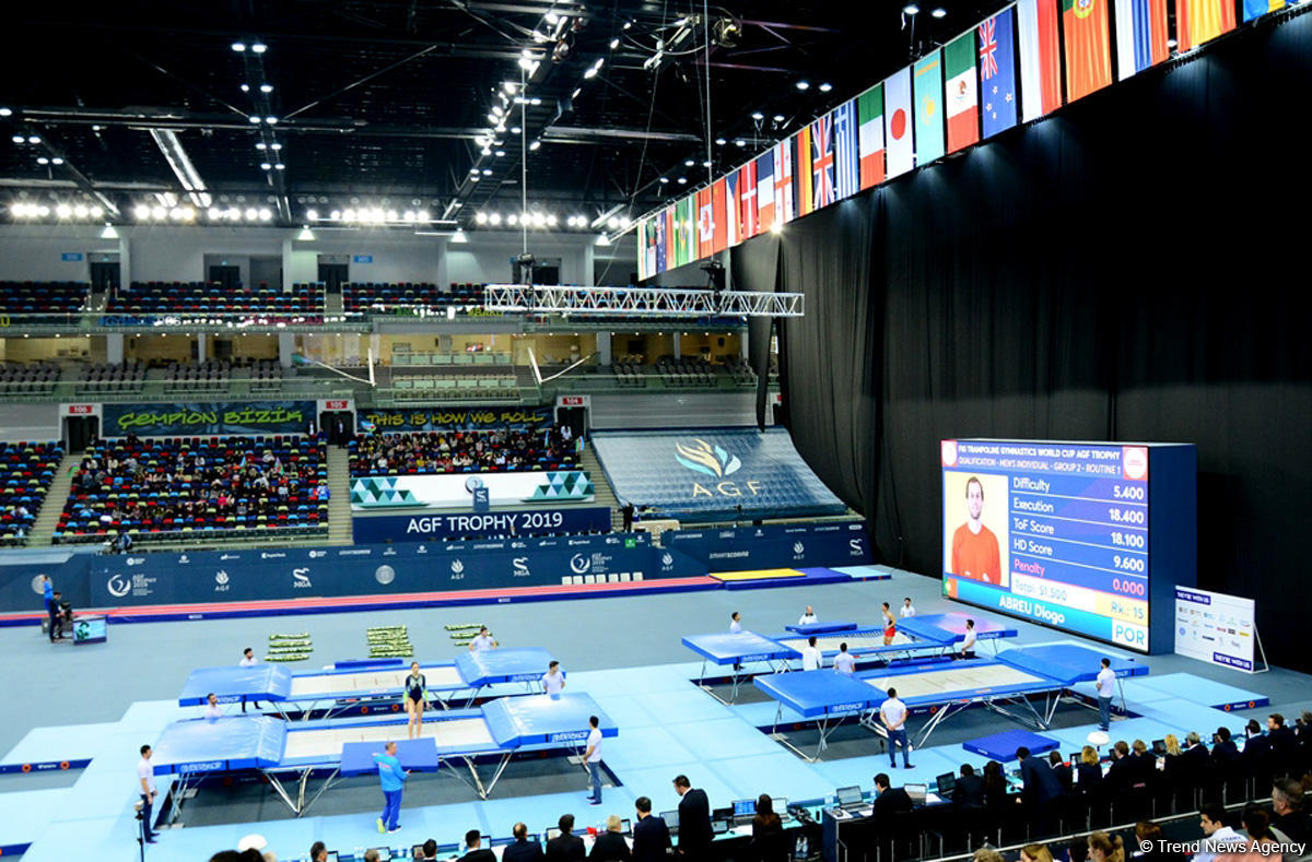 Bakıda batut gimnastikası və tamblinq üzrə ilin ilk Dünya Kuboku keçirilir (FOTO)