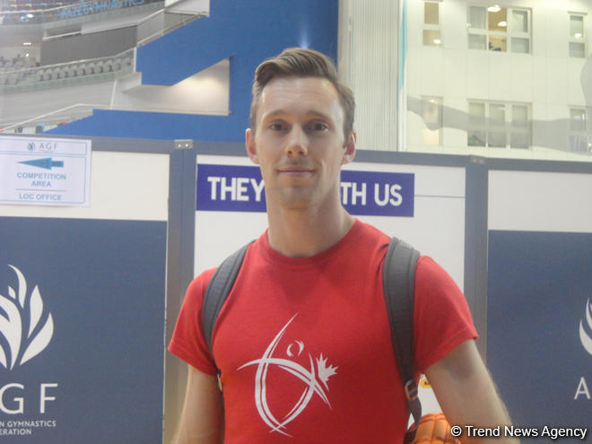 В Баку потрясающая гимнастическая арена - мировой рекордсмен по прыжкам на батуте