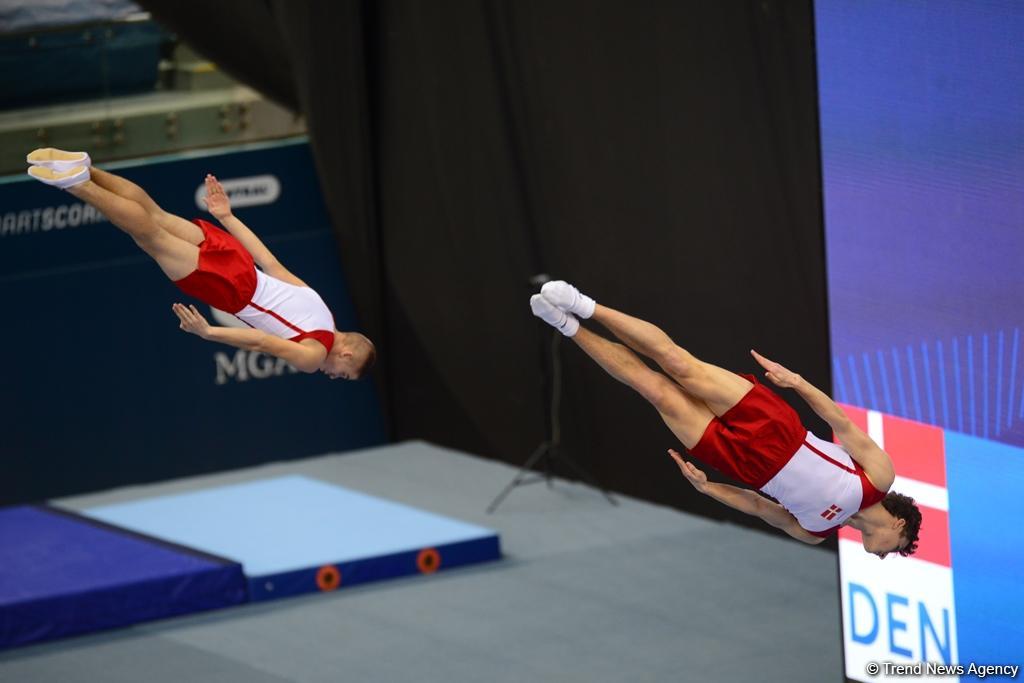 Bakıda batut gimnastikası və tamblinq üzrə Dünya Kubokunda maraqlı anlar (FOTO)