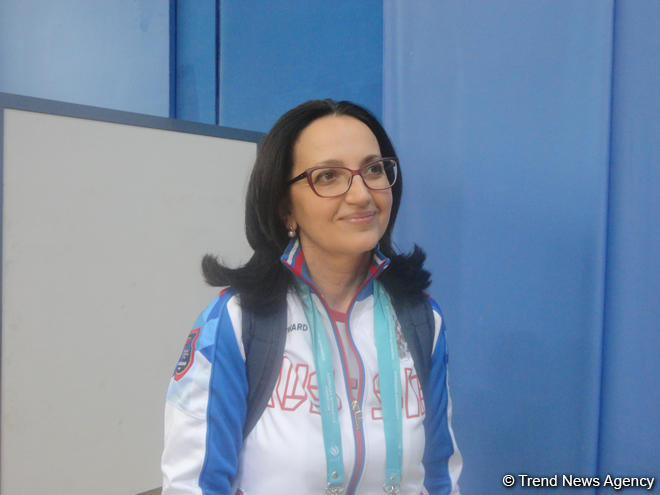 В Национальной арене гимнастики в Баку созданы великолепные условия – российский тренер