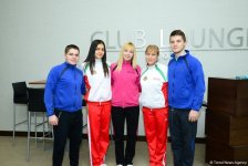 Bulgarian Council in Baku meets with athletes at Trampoline and Tumbling World Cup (PHOTO)