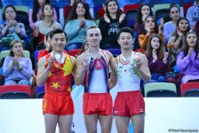 Winners of individual trampoline program as part of World Cup awarded in Baku (PHOTO)