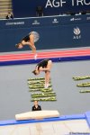 В Баку прошла церемония награждения победителей среди синхронных пар по прыжкам на батуте в рамках Кубка мира (ФОТО)