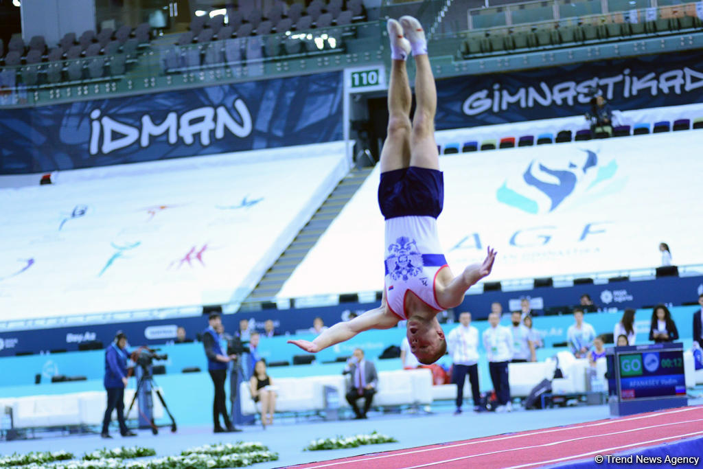 Winners of tumbling competition as part of World Cup awarded in Baku (PHOTO)