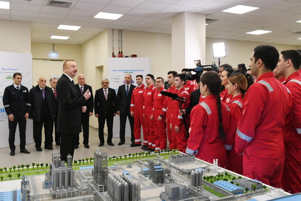Azərbaycan Prezidenti: Bu il Sumqayıt Kimya Sənaye Parkında bir neçə müəssisənin açılışı nəzərdə tutulur