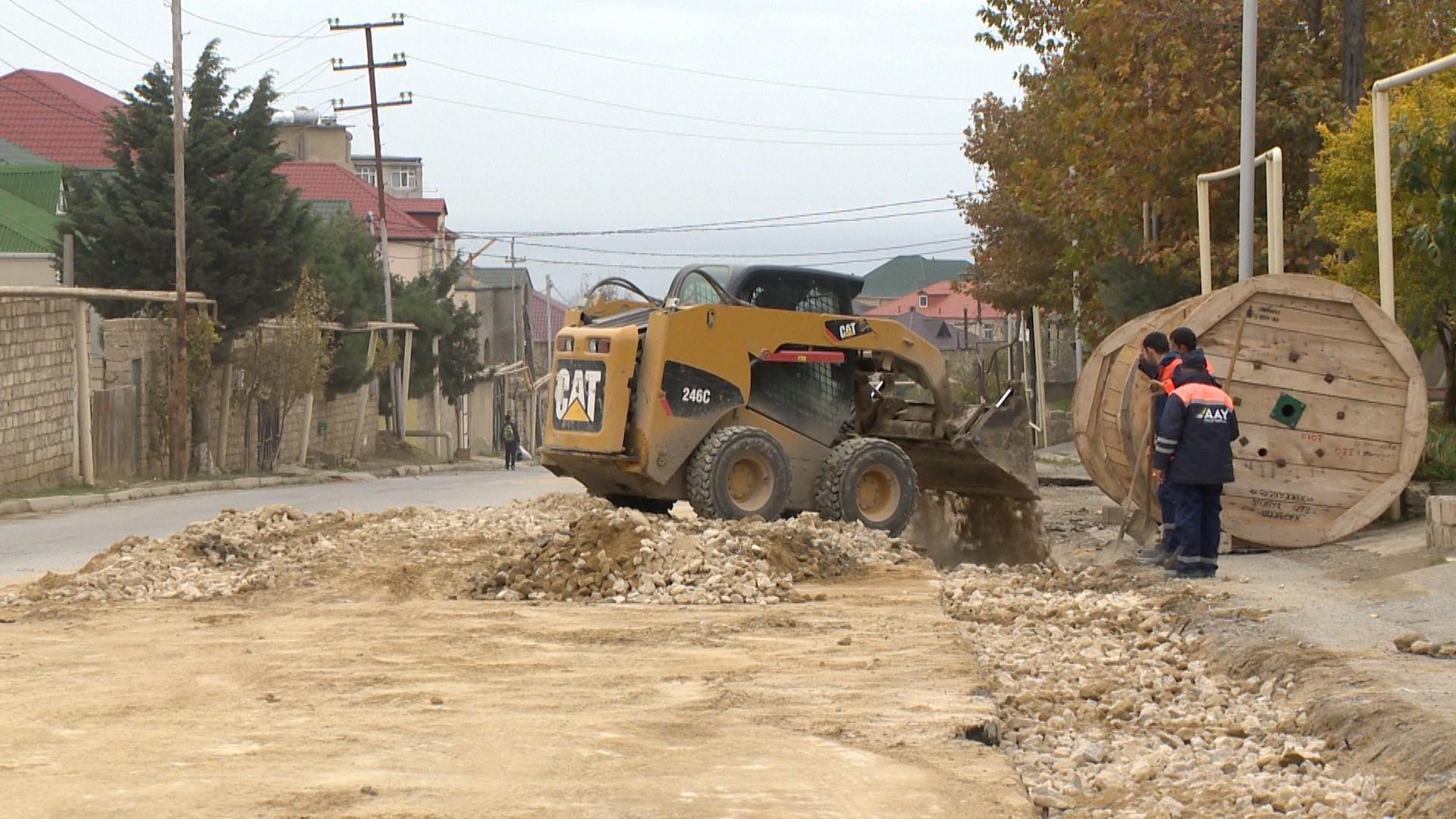 Xətai rayonunda bu küçələr yenidən qurulur (FOTO/VİDEO)