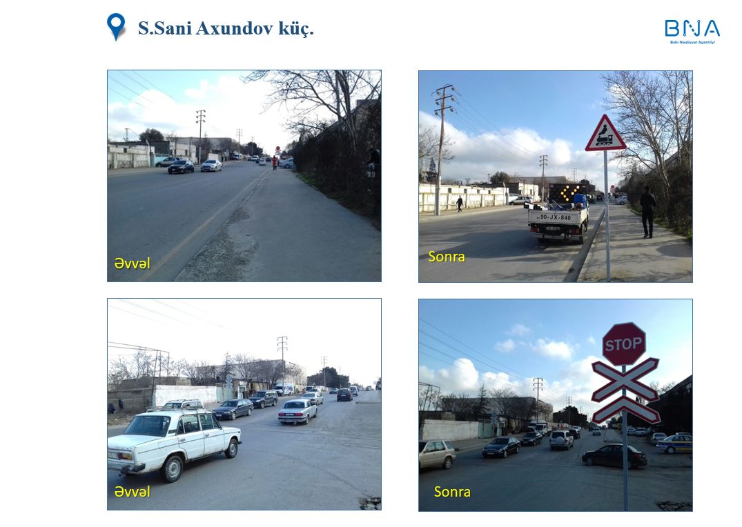 В более 30 пунктах Баку установлены недостающие дорожные знаки (ФОТО)