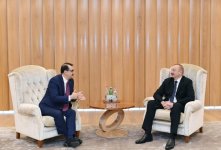 President Aliyev meets Turkish minister of energy & natural resources (PHOTO)