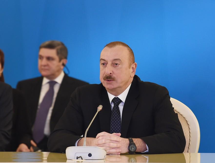 Ilham Aliyev: Our energy dev't chronology shows Azerbaijan reached its main goal