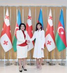 First Vice-President Mehriban Aliyeva meets President of Georgia (PHOTO)