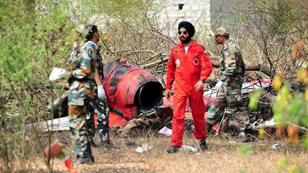 В Кашмире потерпел крушение самолет ВВС Индии