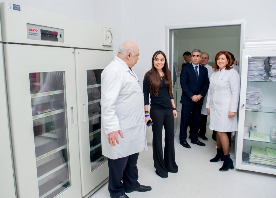 Vice-President of Heydar Aliyev Foundation visits Scientific Research Institute of Hematology and Transfusion (PHOTO)