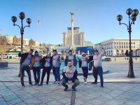 Первая азербайджанская команда "Как по Маслу" на самом рейтинговом канале Украины 1+1 (ФОТО)