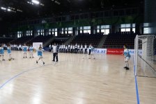 Азербайджанские министры сыграли в теннис со специальными олимпийцами (ФОТО)