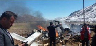 Five die in helicopter crash in Iran