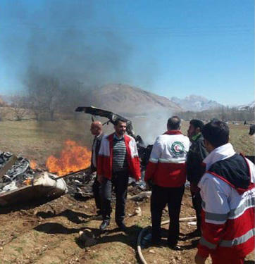 Five die in helicopter crash in Iran - Gallery Image