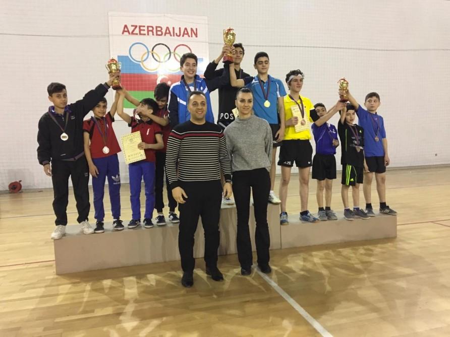 Stolüstü tennis üzrə Azərbaycan birinciliyi başa çatıb